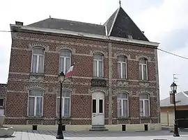 The town hall in Ligny-en-Cambrésis