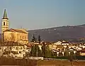 the town with the parish Church