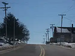 Looking south at Lime Ridge