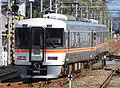 A JR Central 373 series EMU on an Inaji limited express, February 2012