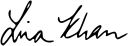 Lina Khan signature