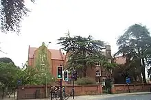 Linacre College at the northern end of St Cross Road.