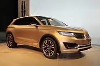 Lincoln MKX concept at the 2014 Beijing Auto Show