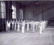 Swedish gymnastics about 1900