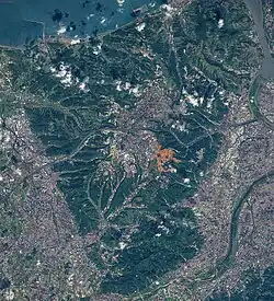 as seen by Sentinel-2 satellite on 17 November 2016