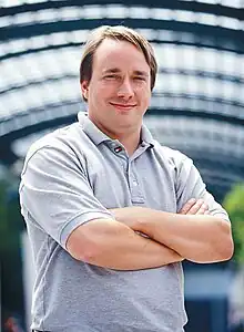 Image 42Linus Torvalds, a famous Fennoswede software engineer, best known for initiating the development of the Linux kernel (from Culture of Finland)