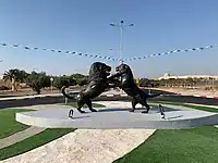 Temple Lions, Beit Shean Roundabout