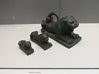 Assyrian lion weights (8th century BC) in the British Museum