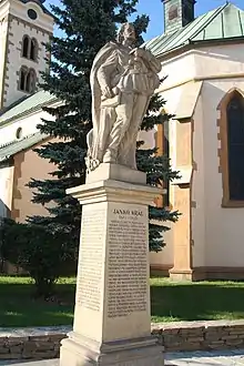 Janko Kráľ's monument.