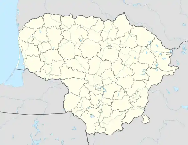 Juodkiškiai is located in Lithuania