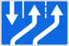 Traffic directions in traffic lanes