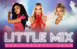 Promotional poster for Little Mix's Confetti Tour