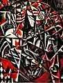 Travelling Woman (1915) by Lyubov Popova