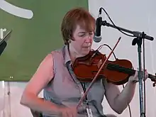 Carroll at the Dublin (Ohio) Irish Festival, August 2011