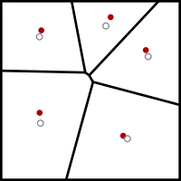 Lloyd's method, iteration 3