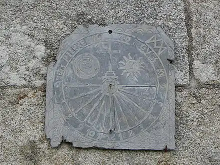 The church sun-dial