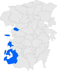 Map showing location within Berguedà