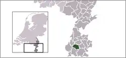 Location of Berg en Terblijt