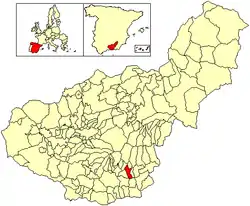 Location of Cástaras