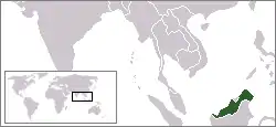 Borneo World map