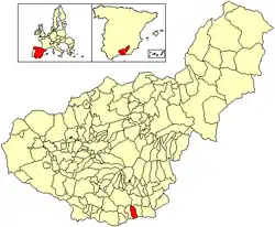 Location of Polopos