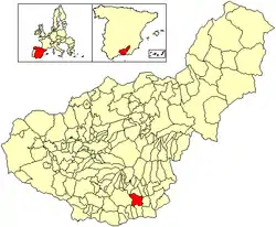 Location of Torvizcón