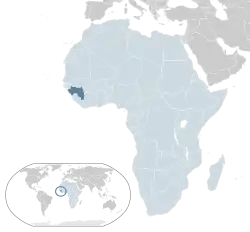 Location of Guinea