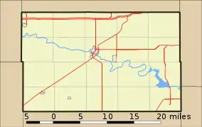 Kanopolis Drive-in Theatre is located in Ellsworth County, Kansas