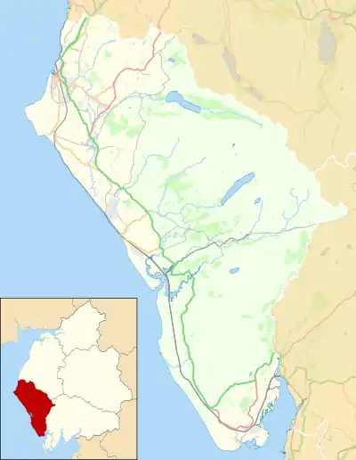 Cleator Moor East is located in the former Borough of Copeland