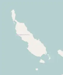 Kieta is located in Bougainville Island