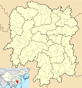 Baishazhou district is located in Hunan