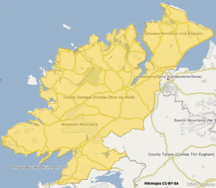 Carrigans is located in County Donegal