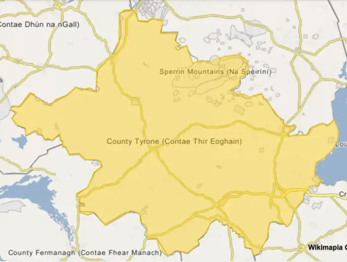 Carrickmore is located in County Tyrone