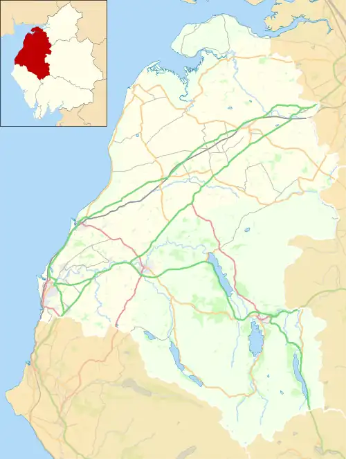 Glasson is located in the former Allerdale Borough