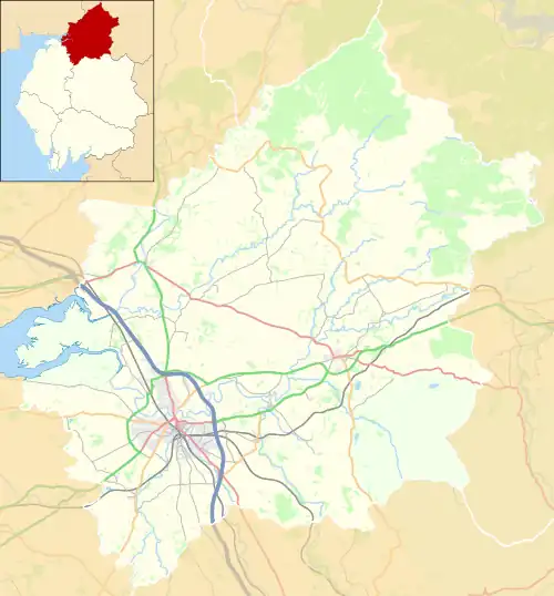 Aballava is located in the former City of Carlisle district