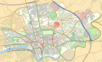 Preston is located in Preston