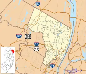 Teterboro is located in Bergen County, New Jersey