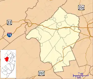 Barbertown, New Jersey is located in Hunterdon County, New Jersey