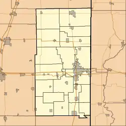 Catlin is located in Vermilion County, Illinois