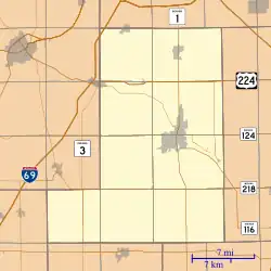 Phenix is located in Wells County, Indiana