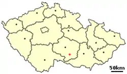 Location of Horka Domky