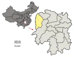 Location in Hunan