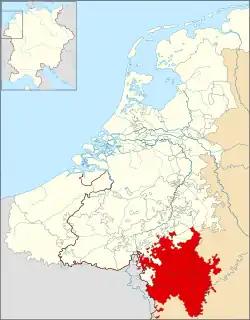 Luxembourg within the Low Countries, 1350