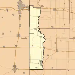 Gessie is located in Vermillion County, Indiana