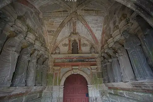 Inside the south porch.