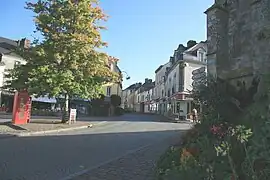 The Place de la République in Locminé