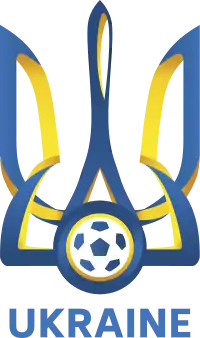 Current emblem of the Ukrainian Association of Football.