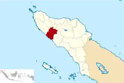 Location within Aceh