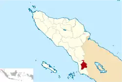 Location within Aceh