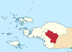 Location in Southwest Papua